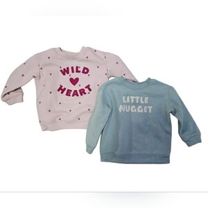 Two 18mo Sweaters New